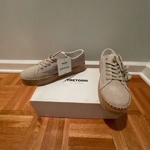 Tretorn blush espadrille sneakers NWT. Women’s size 11/42.5